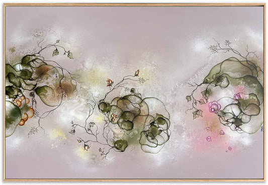 Maleri "A sparkling life" 100x150 cm.