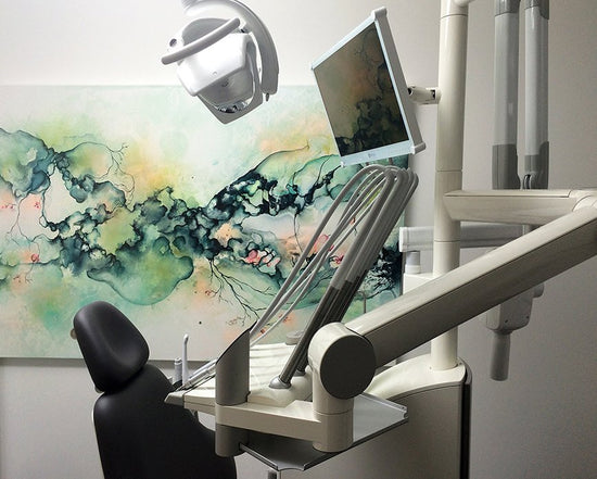 Painting dental clinic art Lyngby